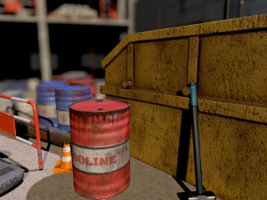 full set construction site 3D Model