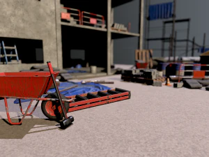full set construction site 3D Model