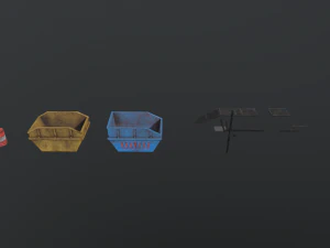 full set construction site 3D Model