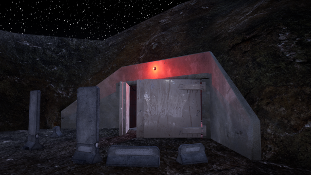 military modular bunker with props 3D Модель .c4d .max .obj .3ds .fbx .stl .blend 