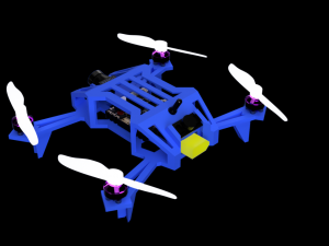 skeleton fpv bd Model do druku 3D