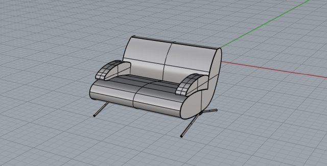sofa 3D मॉडल .c4d .max .obj .3ds .fbx .stl .blend 