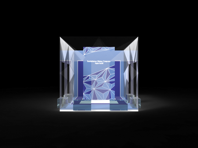 exhibition booth 3D Модель .c4d .max .obj .3ds .fbx .stl .blend