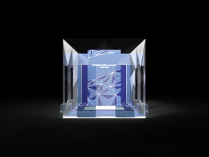 estande de exposição Modelo 3D