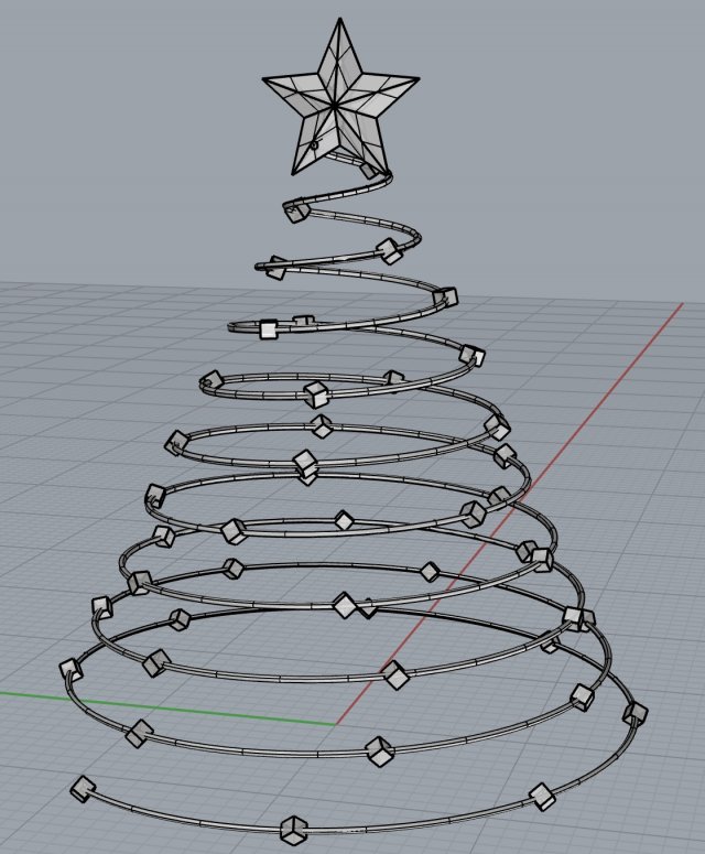 christmas lighting 3D 모델 .c4d .max .obj .3ds .fbx .stl .blend 