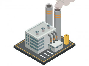 magasin d'usine Modèle 3D