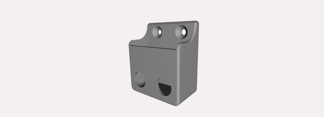 remote control holder for air conditioning 3D Принт Модель .c4d .max .obj .3ds .fbx .stl .blend 