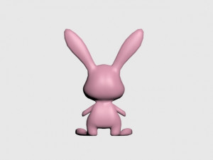conejo cartoon 3D प्रिंट मॉडल