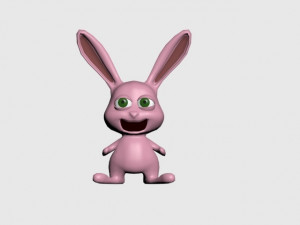conejo cartoon 3D प्रिंट मॉडल