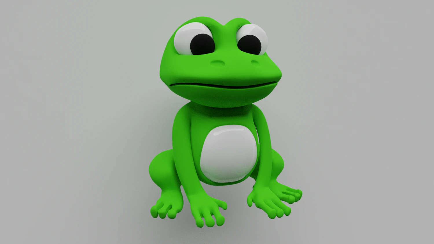 rana cartoon 3D Print Model .c4d .max .obj .3ds .fbx .stl .blend