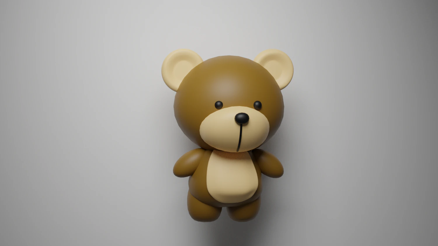 cartoon bear 3D Print Model .c4d .max .obj .3ds .fbx .stl .blend 