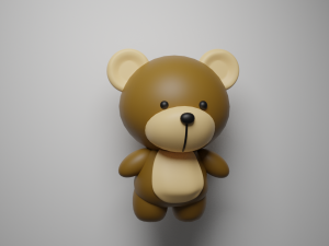 cartoon bear 3D Print Model