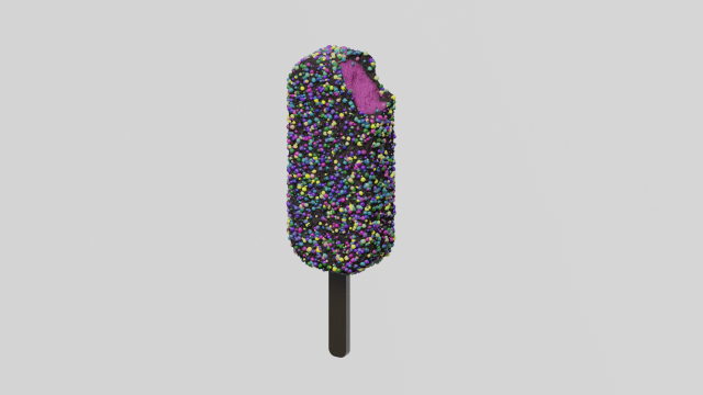 ice cream 3D Model .c4d .max .obj .3ds .fbx .stl .blend 
