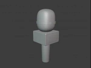 tv microphone 3D Model