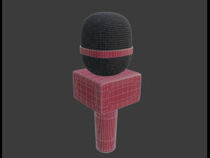tv microphone 3D-Modell