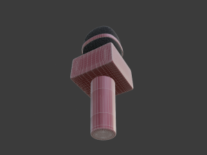 tv microphone 3D-Modell