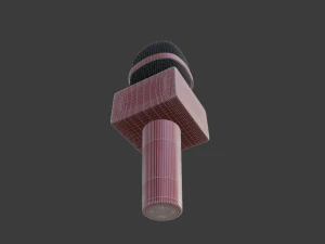 tv microphone 3D Model