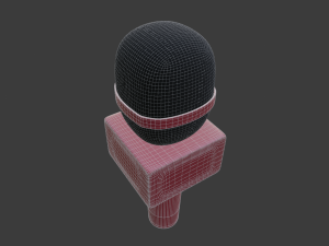 tv microphone 3D-Modell