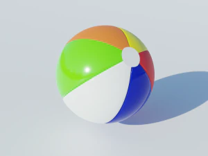 bola de praia Modelo 3D