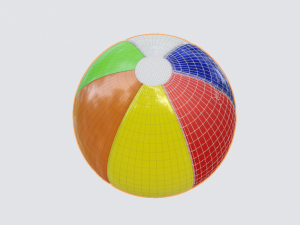 beach ball Modèle 3D