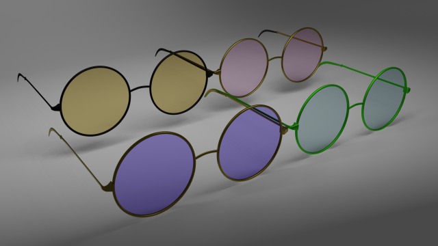 sun glasses pack 3Dモデル .c4d .max .obj .3ds .fbx .stl .blend 