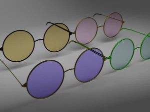 sun glasses pack 3D Model