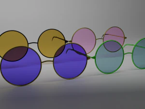 sun glasses pack 3D Model