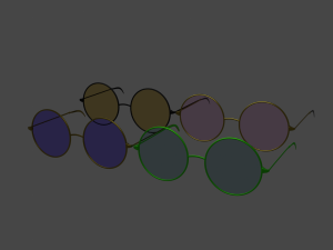 sun glasses pack 3Dモデル