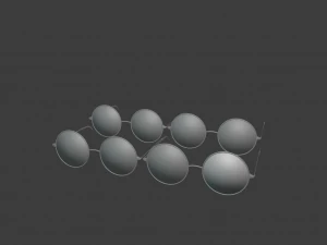 sun glasses pack 3D Model