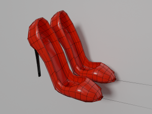 woman shoes 3D Model