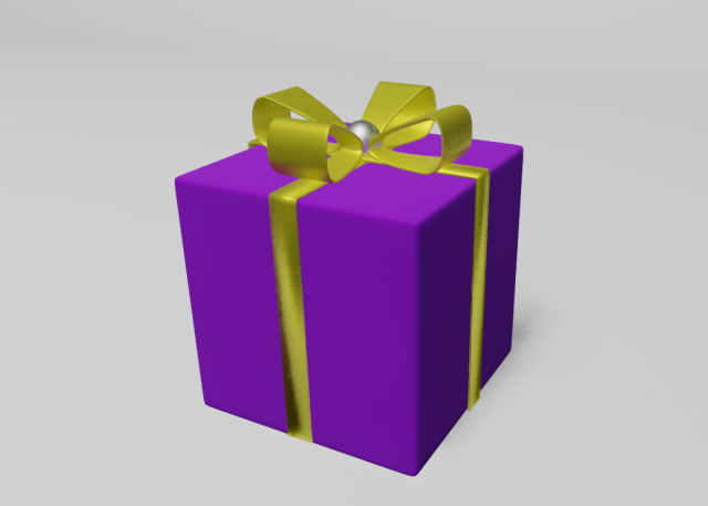 gift 3D Print Model .c4d .max .obj .3ds .fbx .stl .blend 