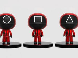 squid game toys 3D Model