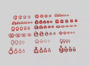 polimer kil kesiciler-paket 3D Model