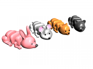Flexi pets 3D Print Model