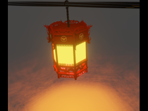 lamp japan 3D Model