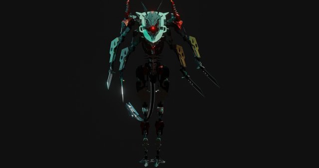 robot z1 3D Model .c4d .max .obj .3ds .fbx .stl .blend 