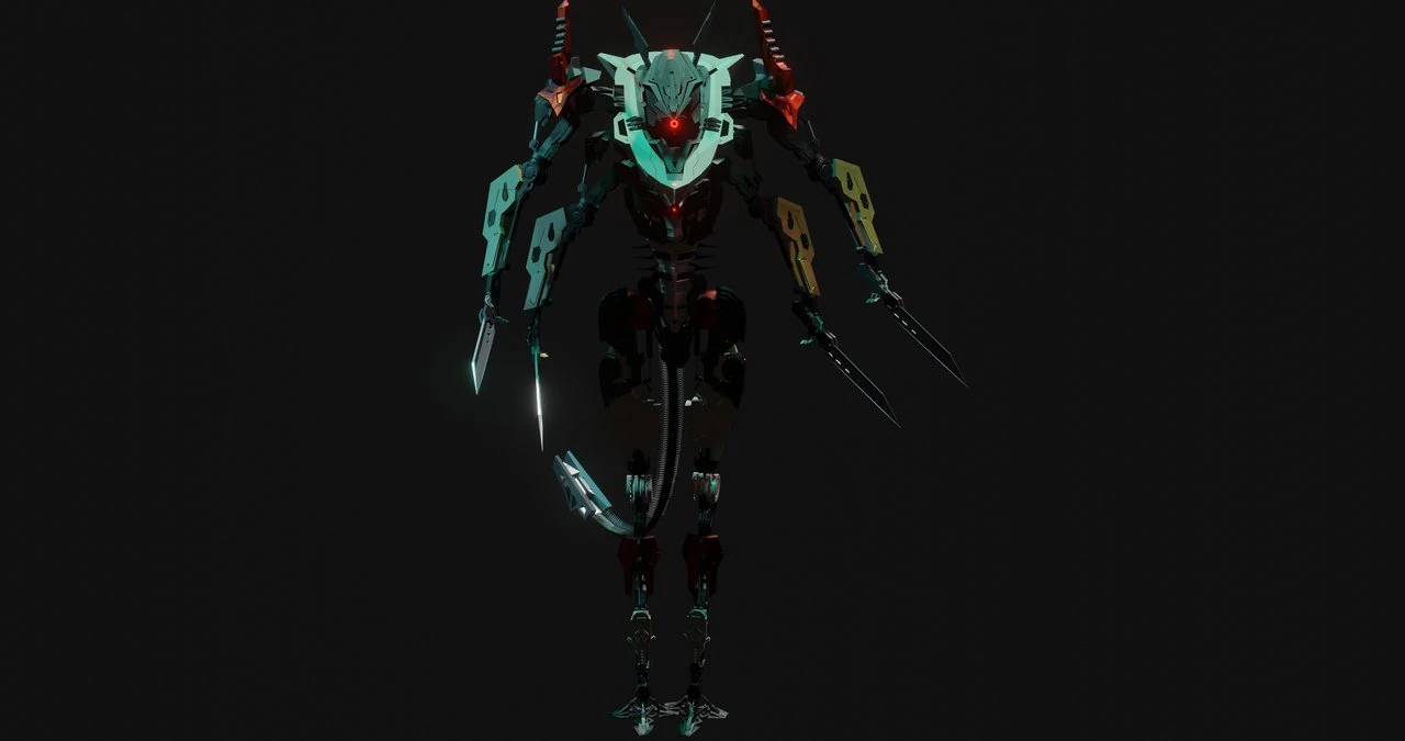 robot z1 3D Model .c4d .max .obj .3ds .fbx .stl .blend 