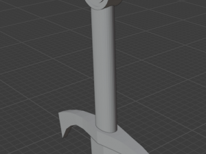 the dagger Modelo 3D