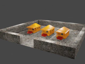 low poly house 3D Model