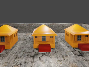 low poly house 3D Model
