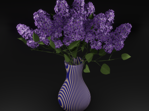 bouquet of lilac Modelo 3D