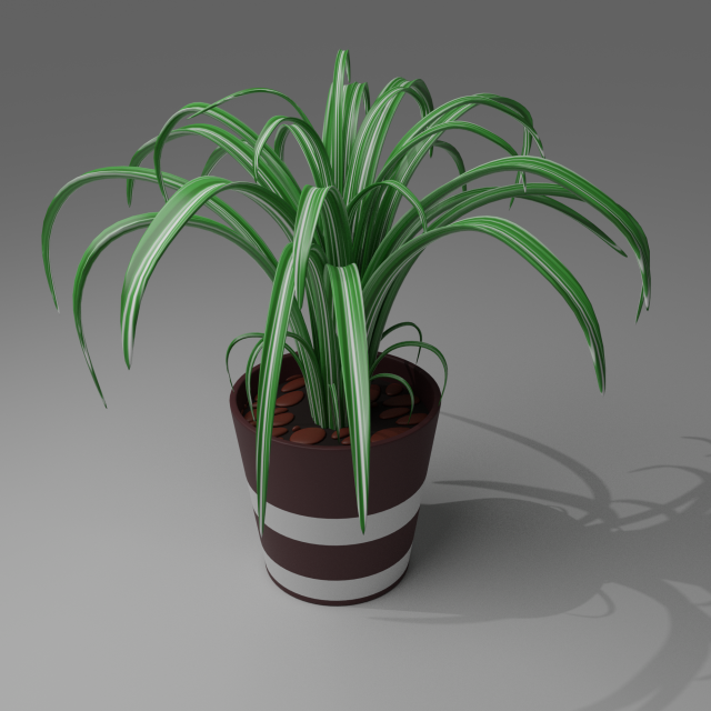 potted flower Modello 3D .c4d .max .obj .3ds .fbx .stl .blend 