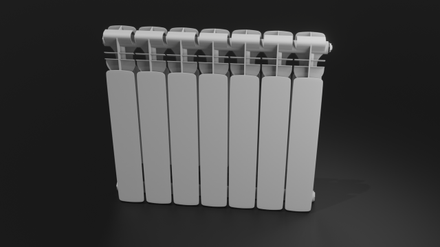 radiator Model 3D .c4d .max .obj .3ds .fbx .stl .blend 