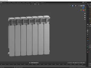 라디에이터 3D 모델