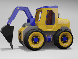 tractorjackhammer Modelo 3D