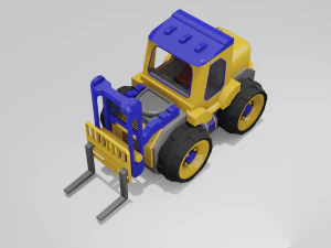 empilhadeira Modelo 3D