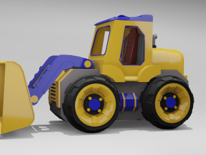 bulldozer Model 3D