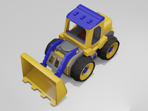 bulldozer 3D 模型