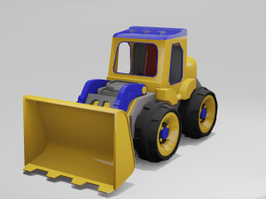 bulldozer 3D 模型