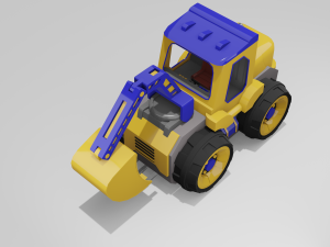 excavator Modello 3D